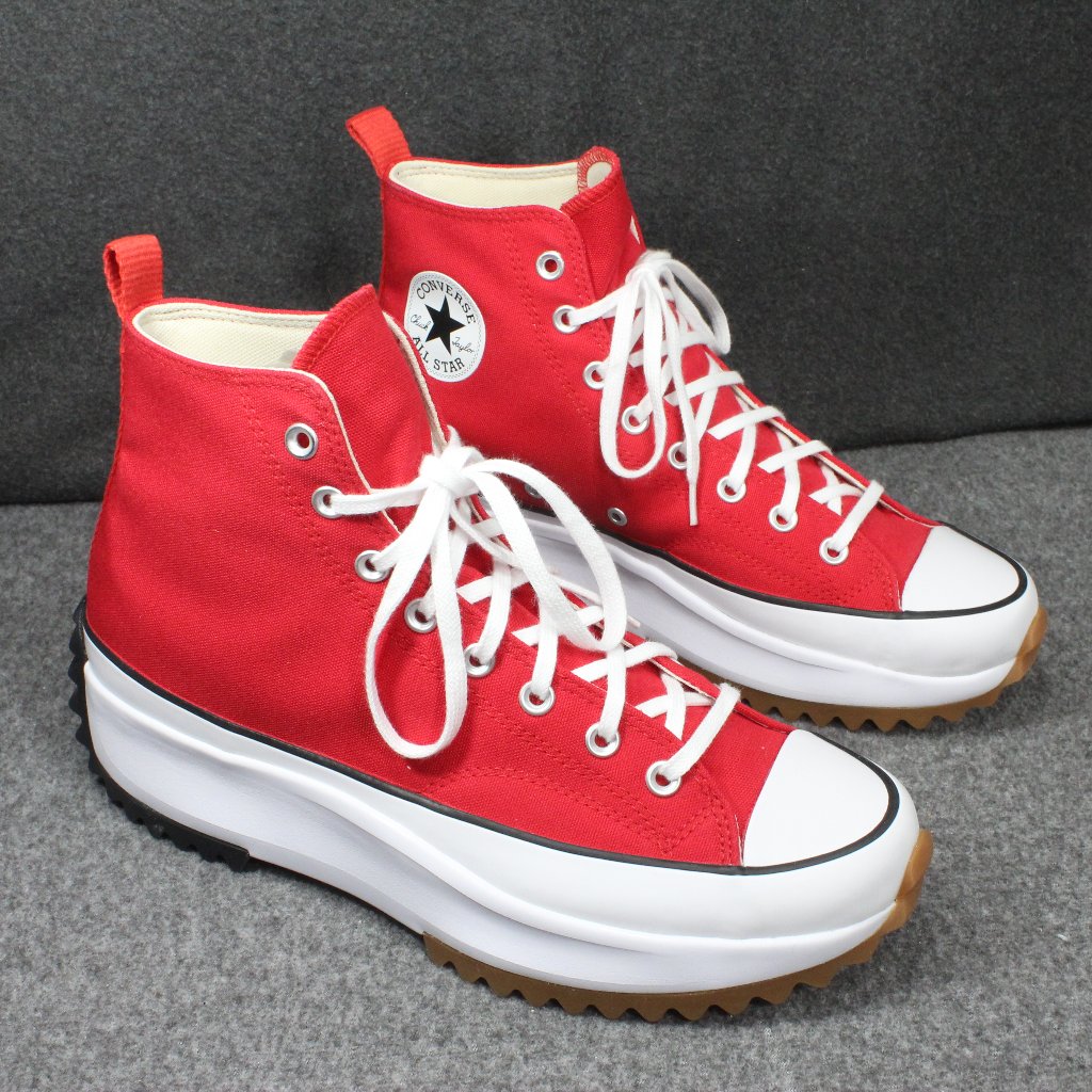 Converse Run Star Hike Hi Platform Mens Size 11 Red White Black New A06157c